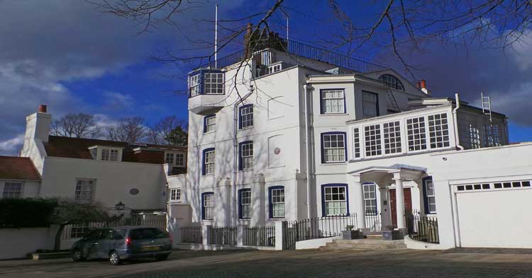 Admiral's House in Hampstead.