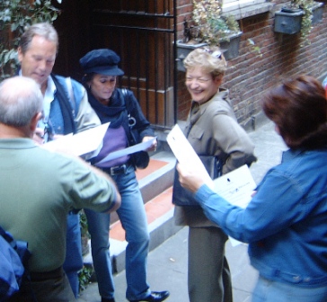Group enjoying one of our London Treasure hunts.