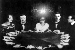 A group at a seance.