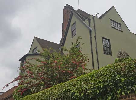 The exterior of Islington's historic Canonbury Tower.