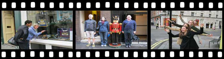 Teams competing in the Seven Dials Treasure Hunt.